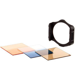  Cokin Landscape Filter Kit A, Holder + Warm 81EF, Graduated Blue Soft & Sunset Filters. 