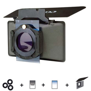  Cokin Z-PRO Matte Box Starter Kit with Two Filters & 62mm, 72mm & 82mm Adaptor Rings. 