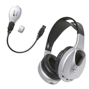 Califone HIR-KT1 Infrared Stereo/Mono Wireless Headphones