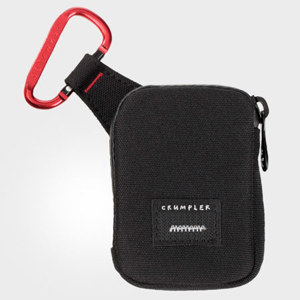 Crumpler The Tuft (S) Camera Pouch, Black/Red: Picture 1 regular