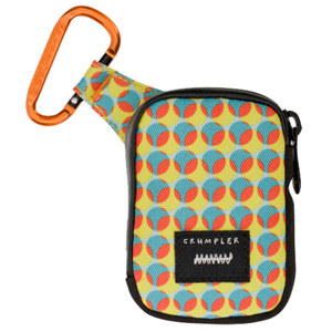 Image :  Crumpler The Tuft (Small) Camera Pouch - Limited Edition - Light Blue Dot/Orange 