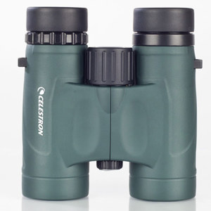  Celestron 10x32 Nature DX Water Proof Roof Prism Binocular, with 5.8 deg. Angle of View, Green 