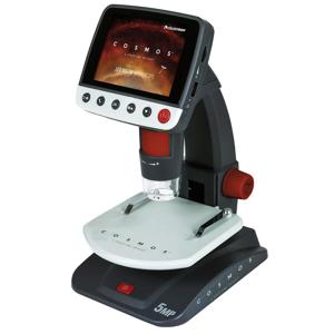  Celestron Cosmos Digital Microscope, 5MP, 320x240 Resolution, 4x Digital Zoom, 4x-160x Magnification, 3.5" LCD Display 