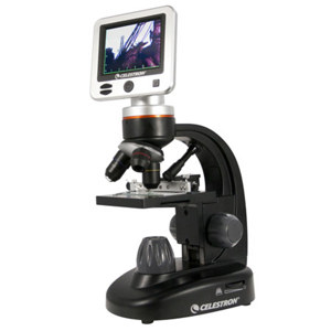  Celestron LCD Digital Microscope II, 5MP, 320x240 Resolution, 430cd/m2 Brightness, CMOS Sensor, 10x Magnification 