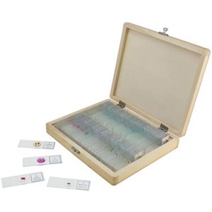  Celestron Set of 100 Prepared Slides for Microscope 