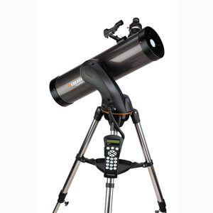  Celestron NexStar 130 SLT, 130mm (5.1") diameter Newtonian Reflector Telescope with Motorized Altazimuth Mount & 4,000+ Object Database 