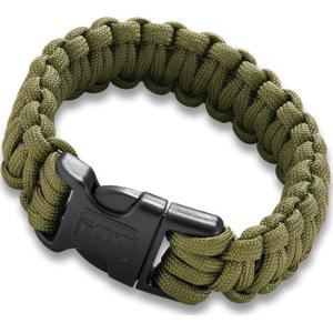  CRKT Onion Survival Para-Saw Paracord Large Size Bracelet with Carbide Wire Saw Inside, OD Green 