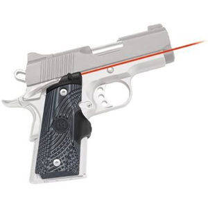  Crimson Trace LG-905 Master Series G10 Black/Grey Lasergrips Red Laser Sight for 1911 Compact Size Pistols 