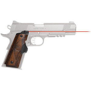  Crimson Trace LG-908 Master Series Walnut Lasergrips Red Laser Sight for 1911 Full-Size Pistols 