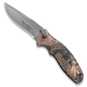  CRKT Shenanigan 3.25" Plain Blade Folding Hunting Knife, RealTree Xtra Camo Handle 
