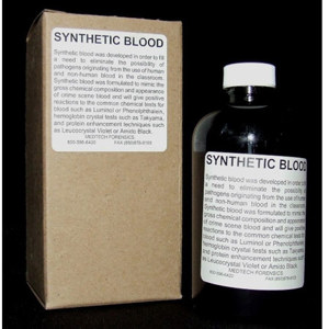 Adorama Synthetic Blood for Classroom Instruction, 8oz, Chemically Similar 