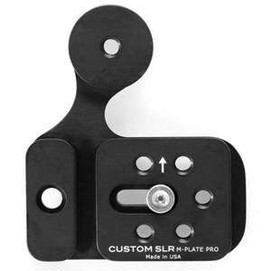  Custom SLR M-Plate Pro Universal Tripod Plate System, Black 