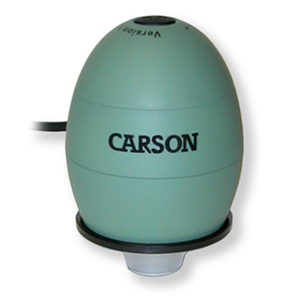  Carson MM-480 zOrb Digital Microscope with Integrated Camera with 35x Magnification, Windows and Mac Compatible, Safari Green 