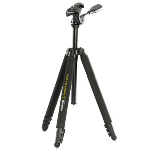  Cullmann Nenomax 260 Aluminum Tripod with 3-Way Quick Release Head, Supports: 7.7 lbs, Max Height 64" 