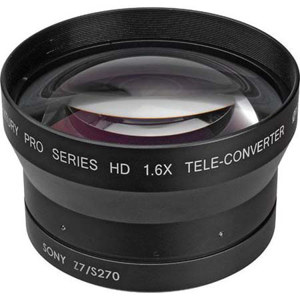  Century Optics 1.6X Tele-Converter For Sony HVR-Z7U,HVR-S270U, HDR-FX1000,HVR-Z5U ,HXR-NX5U, HDR-AX2000 Camcorders 