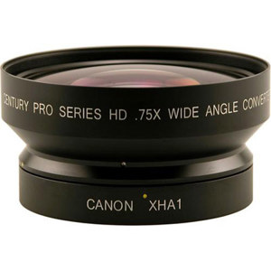  Century Optics .75X Wide Angle Converter for Canon XH-A1,XH-G1,XL-H1,& Canon XL2 with Locking Bayonet Mount 