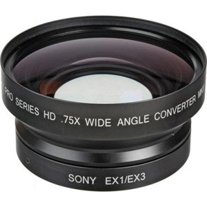  Century Optics .75x HD Wide Angle Converter Lens for the Sony PMW-EX1 and PMW-EX3 Mount 