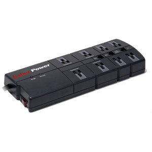 CyberPower 850 2400J 8 Outlet Home/Office Surge Suppressor 850