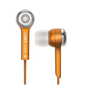 Coby Jammerz MP3 Super Bass Stereo Earphone, Orange: Picture 1 regular