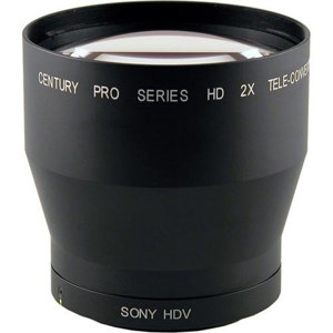  Century Optics Pro Series HD 2x Tele-Converter for the Sony HVR-Z1U and HDR-FX1 Video Cameras 