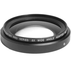  Century Optics .6x Wide Angle Adapter Lens with Bayonet Mount for the Panasonic HVX-200 Camera 