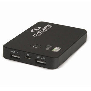 GSM Cyclops Solar Solutions 5000 mAh EnerPak Dual USB Power Charger CYC-PWR5