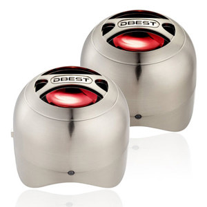 Dbest Duo Rechargeable Mini Speaker Set PS4003-MPS
