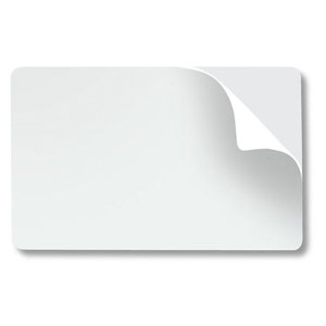 Datacard StickiCard Adhesive-Backed Plastic Card, 100 Pack: Picture 1 regular