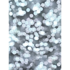 Denny Manufacturing 10x20' Silver Bokeh Freedom Cloth Backdrop CPM6954