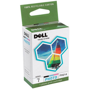  Dell FH214 (Series 7) Photo Tri-Color Ink Cartridge for 966 and 968 Printers 