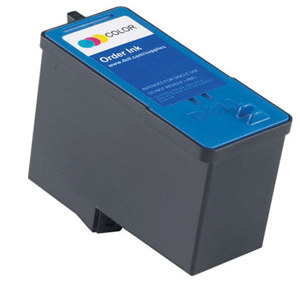  Dell Series 7 High Yield Color Ink Cartridge for 966/968/968w All-In-One Printer, 500 Pages Yield 