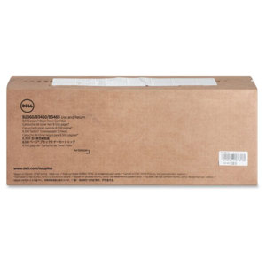  Dell M11XH Black Toner Cartridge for B2360d, B2360dn, B3460dn, B3465dn & B3465dnf Laser Printers, 8500 Pages Duty Cycle 