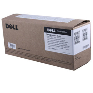  Dell PK492 Toner Cartridge for  2330d/dn, 2350d/dn Printers, Black 