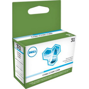  Dell 31 Cyan Ink Cartridge for V525w and V725w Printers 