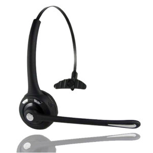 Delton X10 Noise Cancelling Over-the-Head Bluetooth Headset, Black: Picture 1 regular