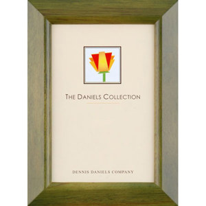 Dennis Daniels Beveled Gallery Frame, 8x12in, Green: Picture 1 regular