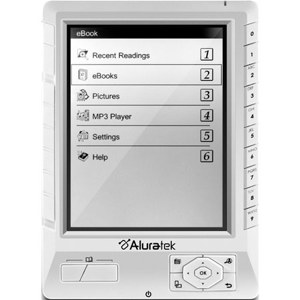 Aluratek 5in Libre eBook Reader Pro, 2GB SD Card,: Picture 1 regular
