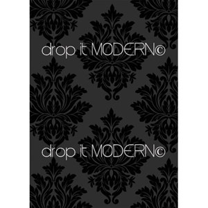 Drop It MODERN 9 x 12Ft Back In Black Fabric Backdrop: Picture 1 regular