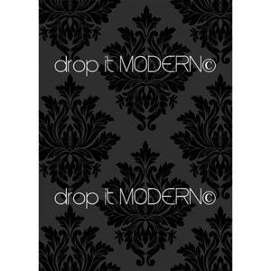 Drop it MODERN 1099 9x9ft Back In Black Fabric Backdrop: Picture 1 regular