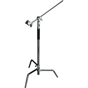  Digital Juice Grip Stand Set, Chrome Steel C-Stand with 95" Maximum Height, 2-1/2" Grip Head & 36" Arm 