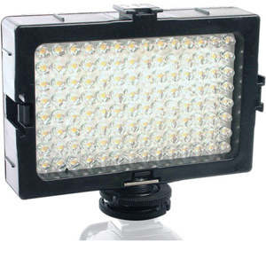  DLC DV112A Video & DSLR "AA" & "Li-ion" LED Light Kit with Variable Light Output 