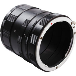  DLC Manual Extension Tubes for Canon EOS Cameras, 12mm, 20mm & 36mm 