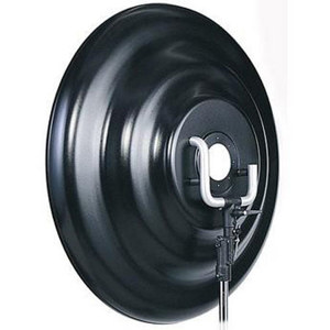  Dynalite 40-Euro, 33.5" Soft Light Reflector, White Beauty Dish with Diffuser (SR-EU) 