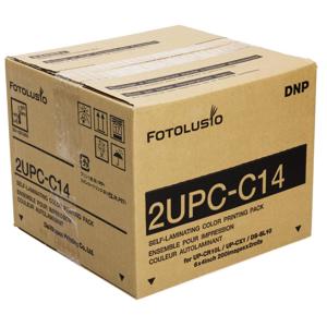  DNP 2UPCC14 Self Laminating 4x6" Color Printing Pack with Paper & Ribbon for Sony UPCR10L, UPCX1 