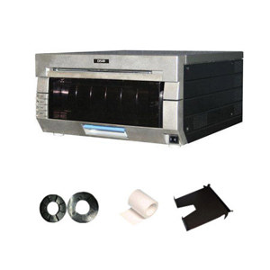DNP DS40 Dye Sublimation Professional Color Photo Printer - Bundle - with Two - DS40 4x6" Dyesub Printer Paper, 800 Glossy Prints, Photo DS40 5x7" Print Spacer, DS40 5x7 Print Catcher Tray