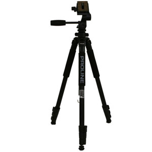  Dolica 68" Proline Aluminum Alloy Tripod and Pan Head, Supports 15 lbs. 