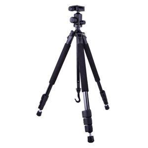  Dolica 60" Proline Aluminum Tripod and Ball Head Combo, Supports 15 lbs., Black 
