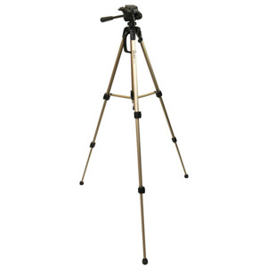  Dolica 57" Lightweight Tripod with 3 Way Pan Head, 3 Position Leg Angle Adjustment Locks, Supports 6 lbs. 