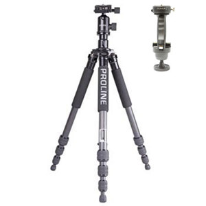  Dolica ZX600B103 60" Carbon Fiber Tripod Kit with Ball Head and Professional Pistol Grip Head 