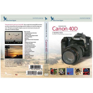 Blue Crane DVD: Introduction to Canon 40D DSLR: Picture 1 regular